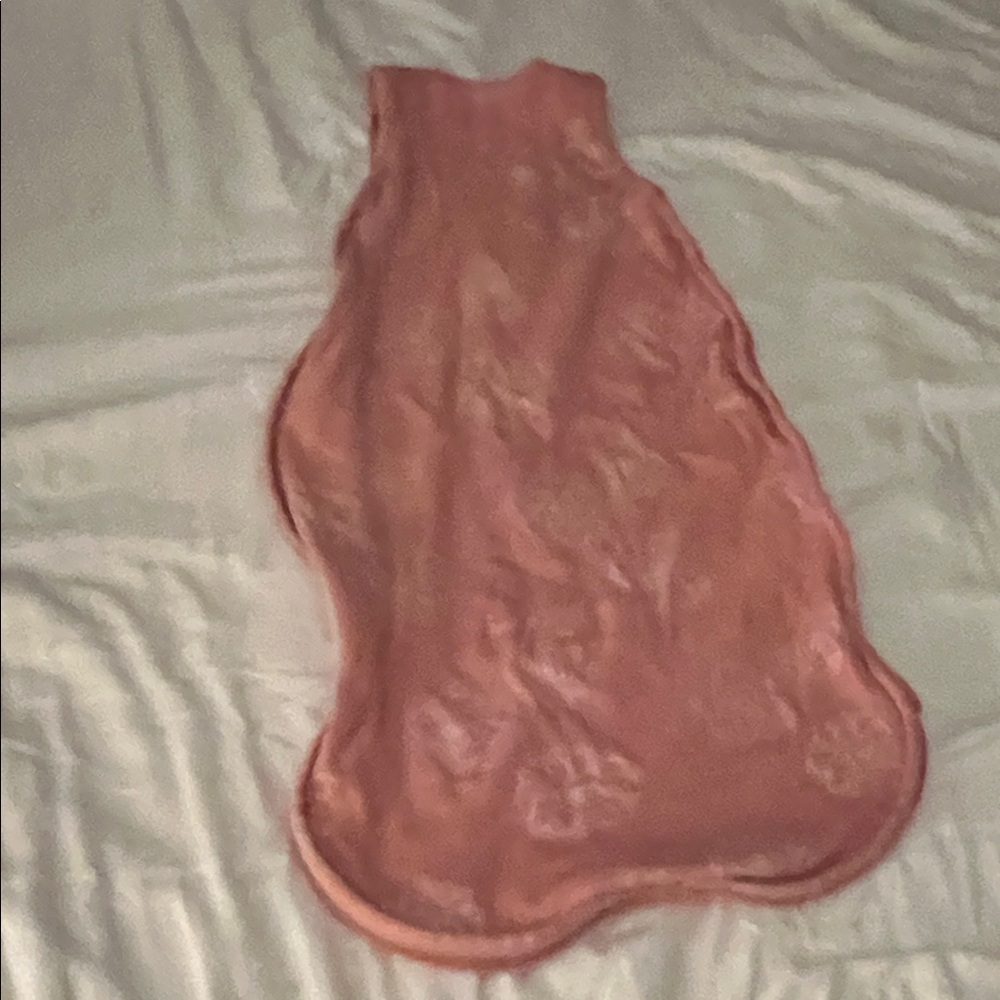 Woolino 4 Seasons Ultimate Baby Sleep Sack - Pink Succulent - Picture 4 of 6
